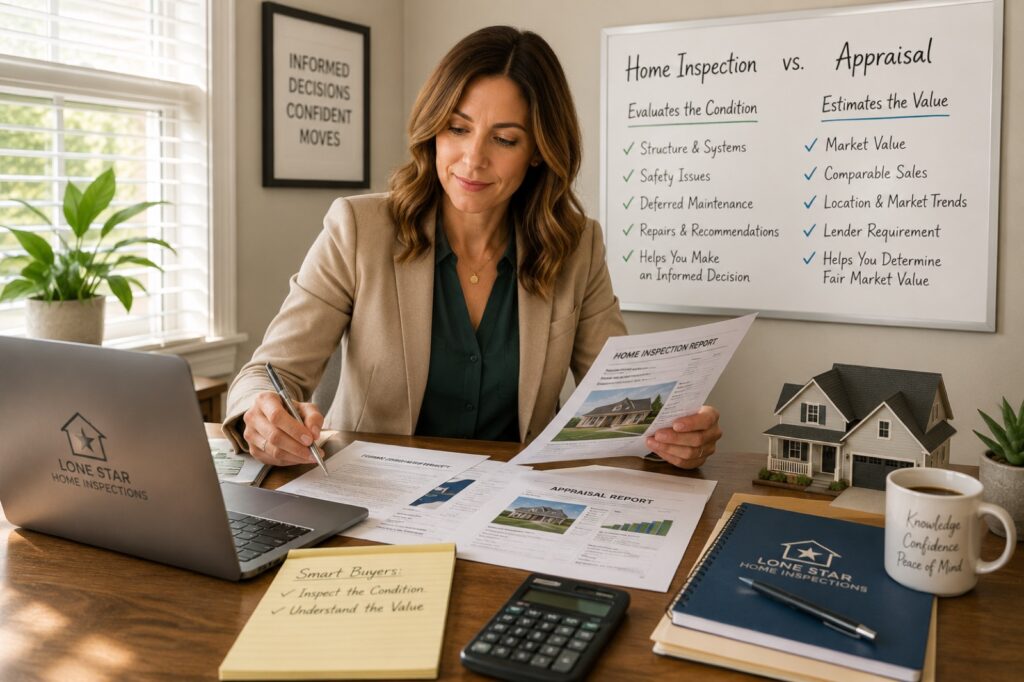 Home Inspection vs. Appraisal: What’s the Difference? - home inspection in Dallas-Fort Worth